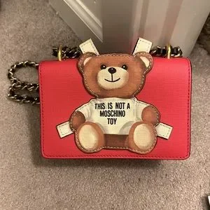 Moschino Teddy bear ジップ式ミニウォレット Moschino Plush Stuffed Teddy Bear Clutch | Nordstrom